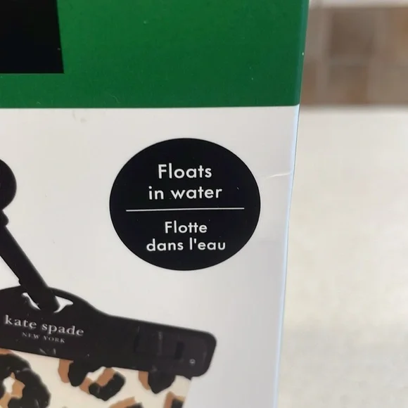 Kate Spade NIB Waterproof Leopard Phone Pouch - Black, Tan, White - Picture 11 of 12